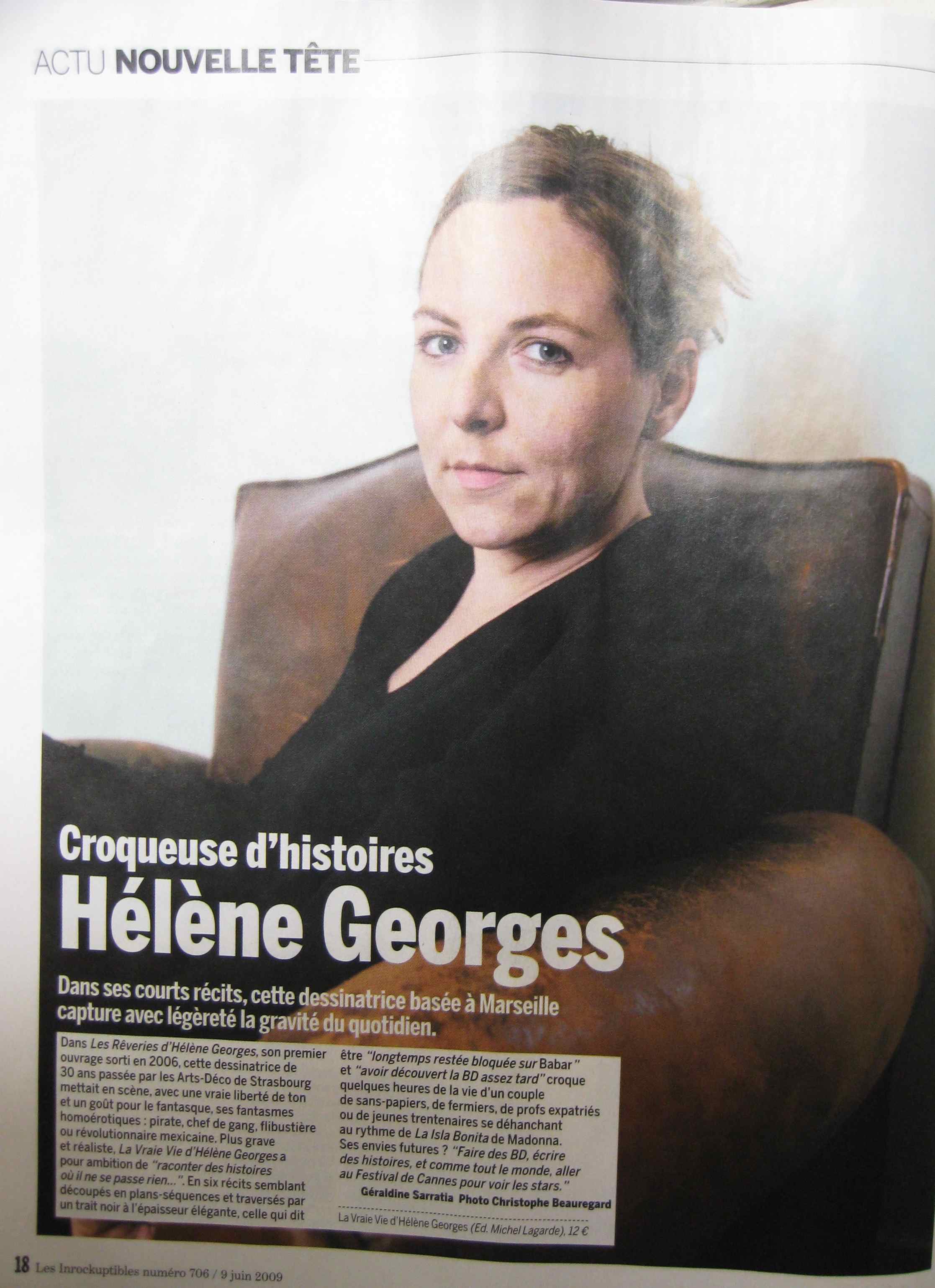 presse | Les rêveries d'Hélène Georges | 