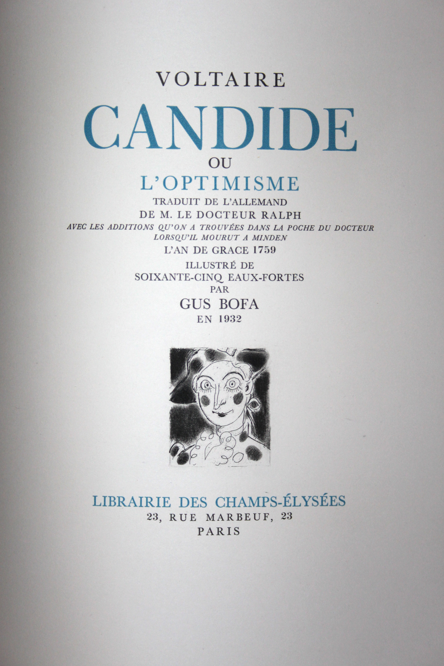 Page de titre | Candide | Livre