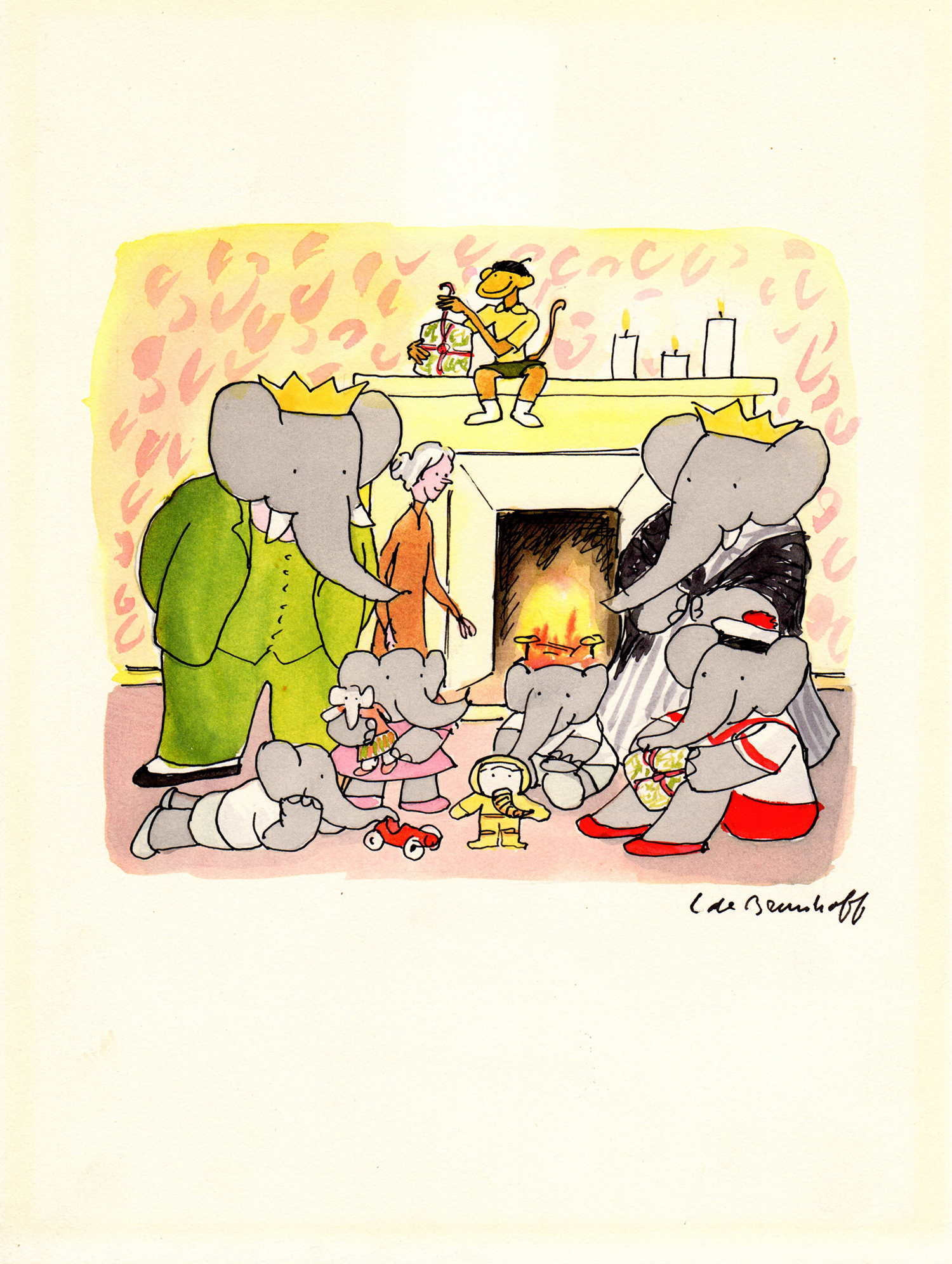 Babar | Oeuvres originales diverses | Laurent de Brunhoff