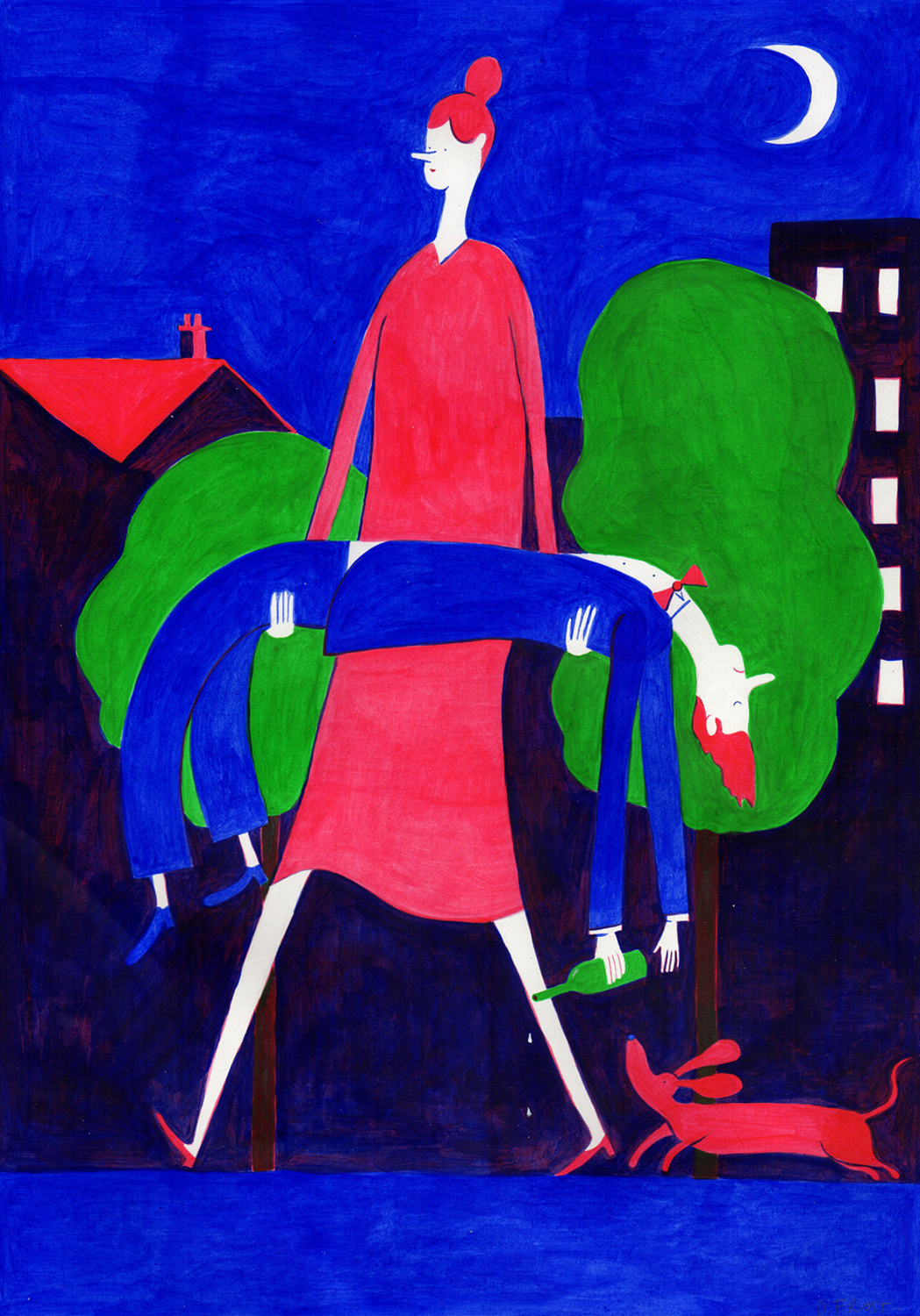 Daniel Frost | M. Horizontal & Mme Verticale vus par... | Daniel Frost