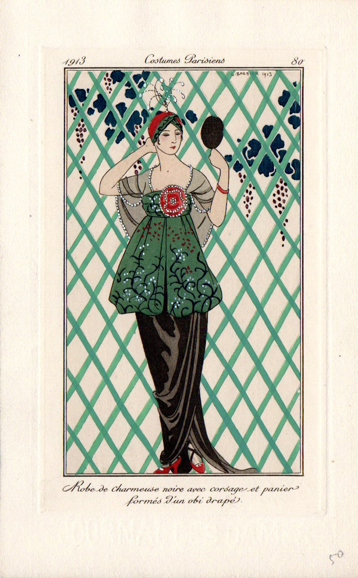 Costumes Parisiens n°80, G.Barbier | Costumes Parisiens planche n°80 | Costumes Parisiens