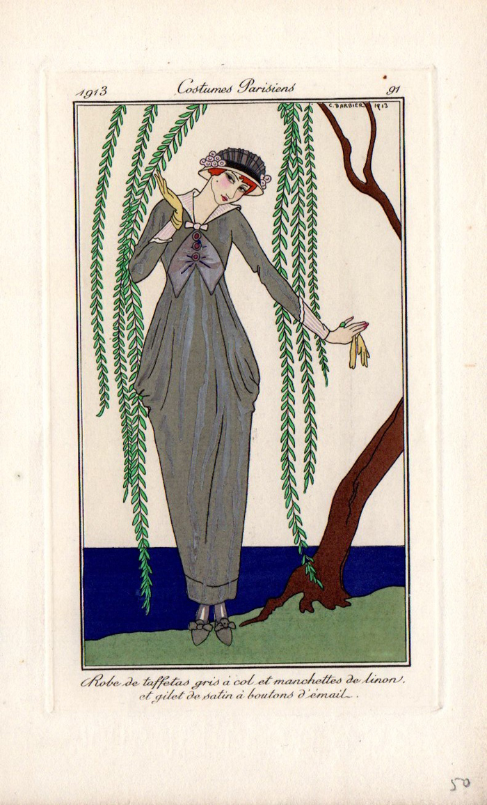 Costumes Parisiens n°91 G.Barbier | Costumes Parisiens planche n°91 | Costumes Parisiens