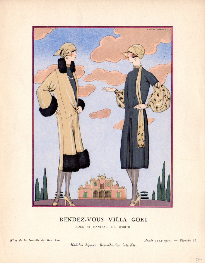 G. Barbier | Rendez-vous villa gori | Gazette du bon ton n°9