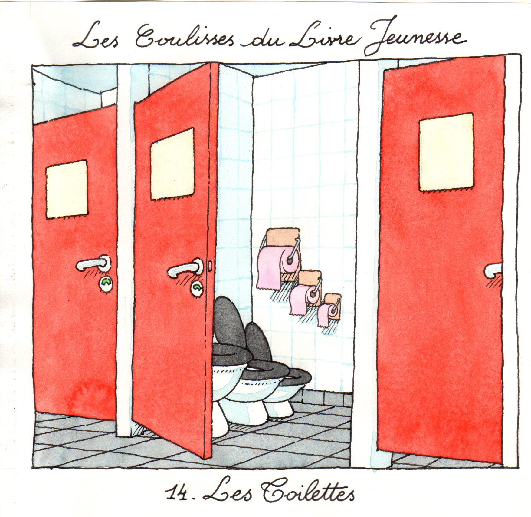 Les Toilettes | Les Toilettes - Les Coulisses du Livre Jeunesse | Gilles Bachelet