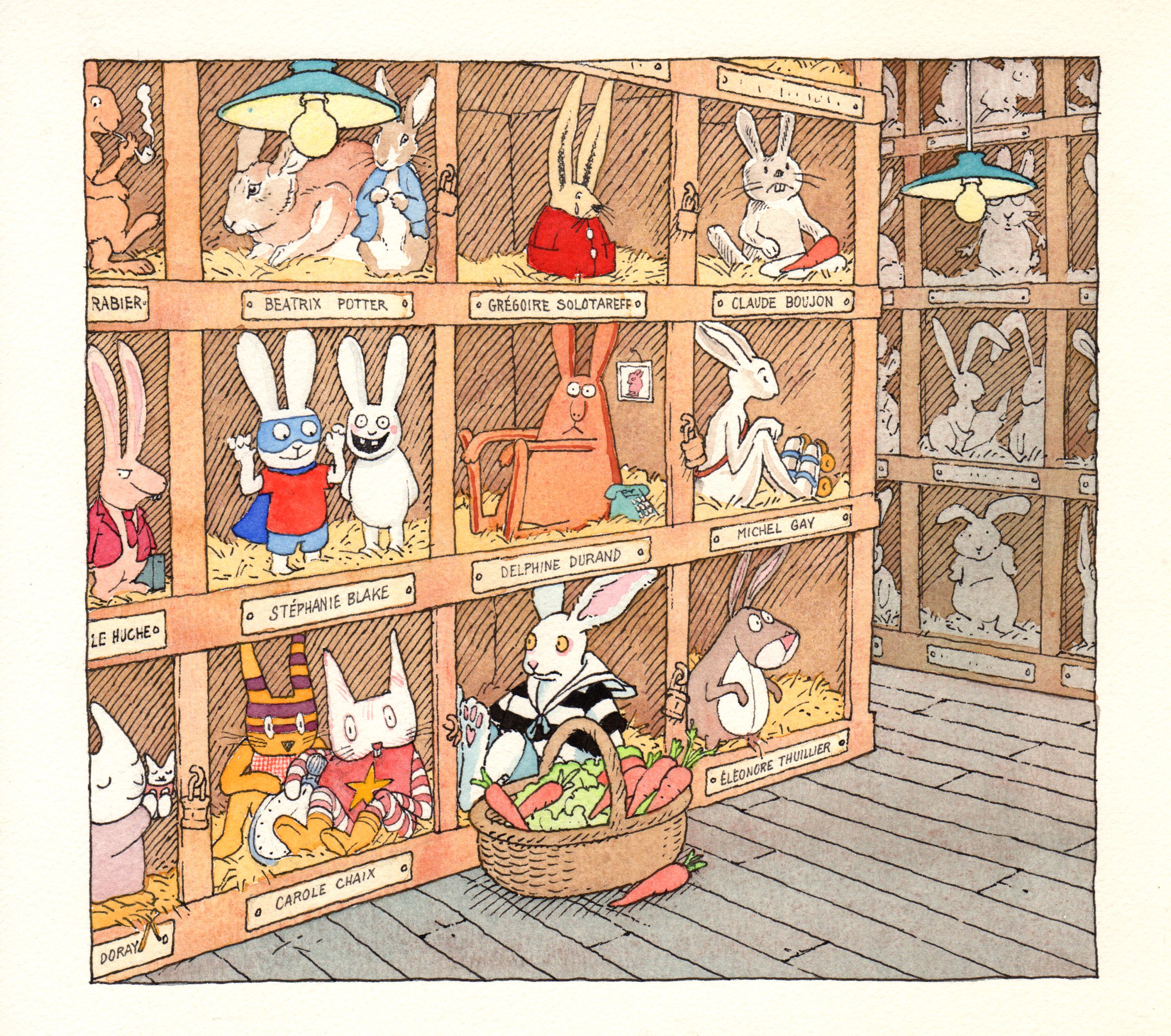 L'élevage de lapins | L'élevage de lapins - Les Coulisses du Livre Jeunesse | Gilles Bachelet