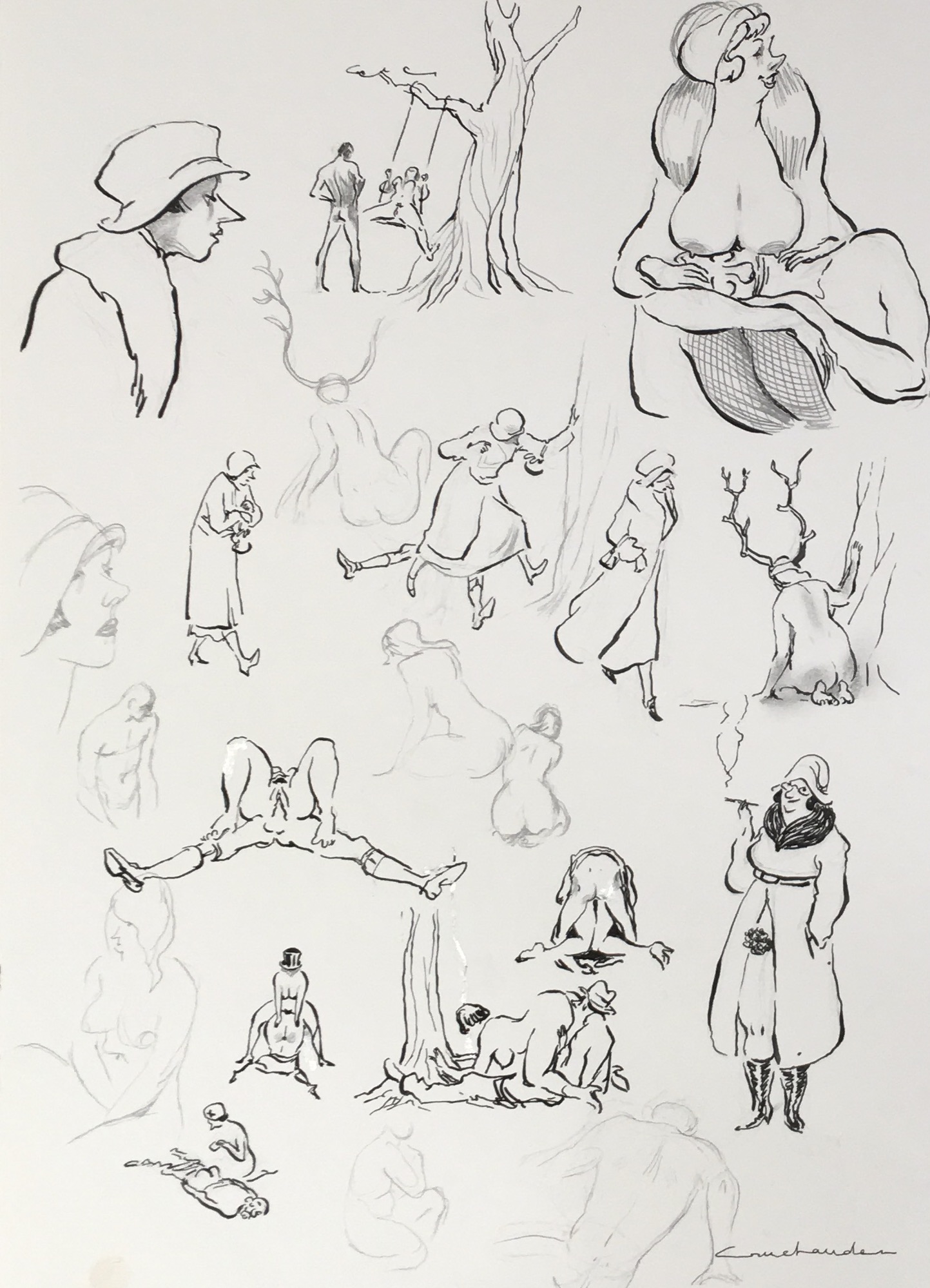 CHLOÉ CRUCHAUDET | GALERIE TREIZE-DIX / PROMENEURS DU BOIS | Chloé Cruchaudet