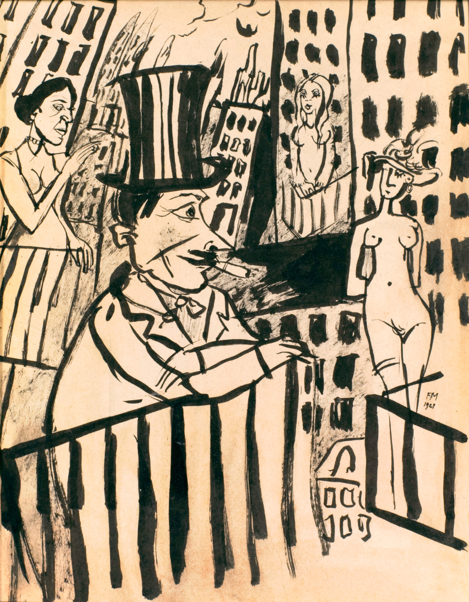 Le Capitaliste | Frans Masereel | Le Capitaliste