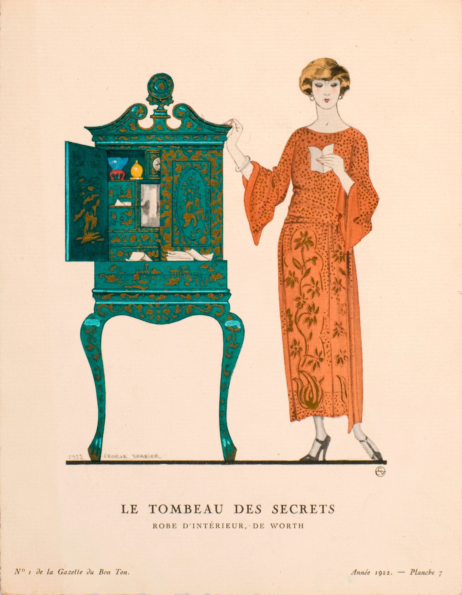 Le tombeau des secrets | Georges Barbier | Gazette du Bon Ton