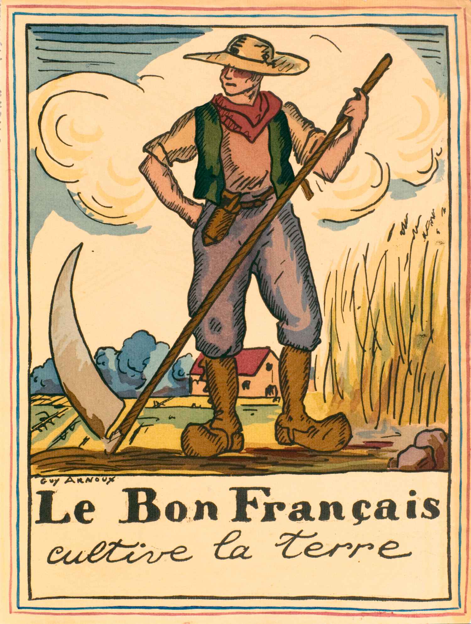 Le Bon Français cultive la terre | Guy Arnoux | Le Bon Français