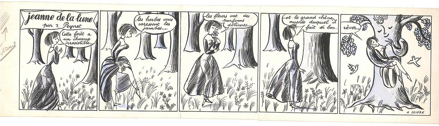 image | Jeanne de la lune (strip 3) | Cette forêt a un charme irrésistible…