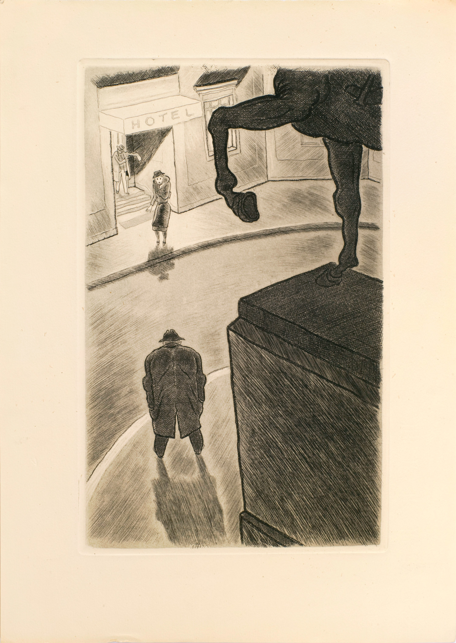 Silences | Silences | Jean Bruller - 8 estampes dessinées gravées imprimées et coloriées à la main