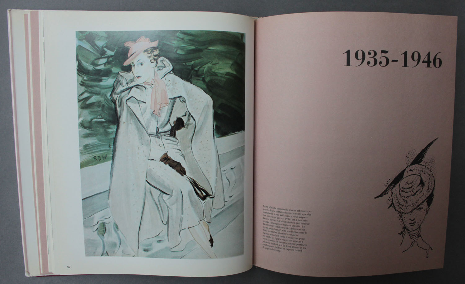 page intérieure | Dessins de mode Vogue 1923 / 1983 | Livre