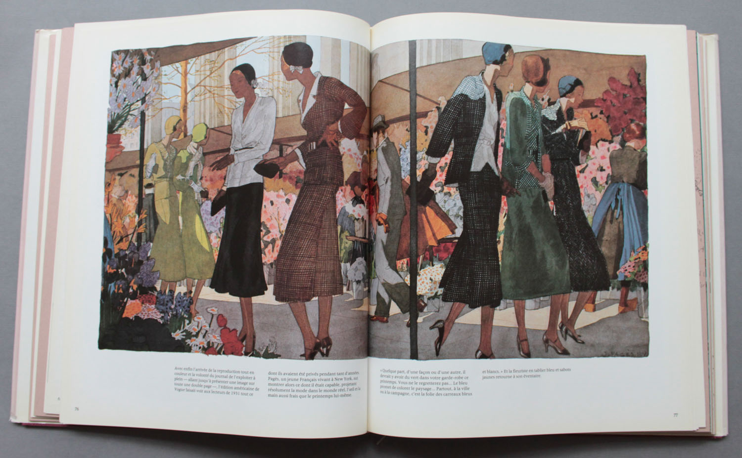 page intérieure | Dessins de mode Vogue 1923 / 1983 | Livre