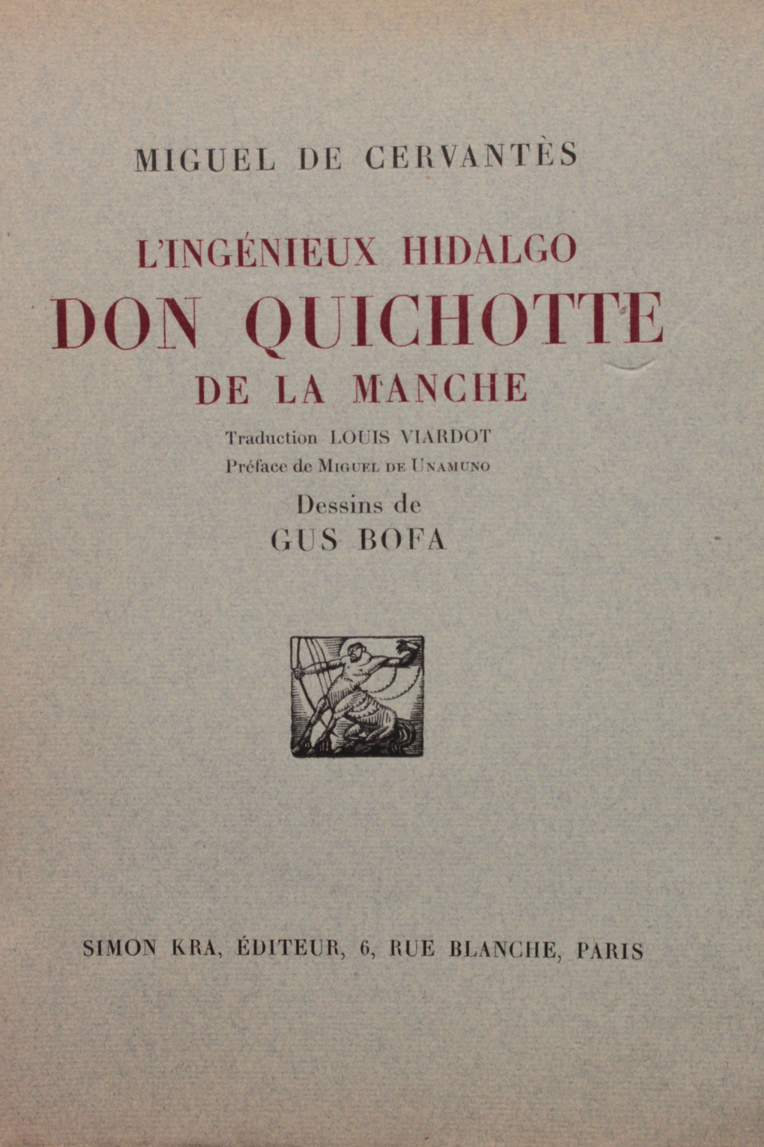 Couverture | Don Quichotte | 4 volumes