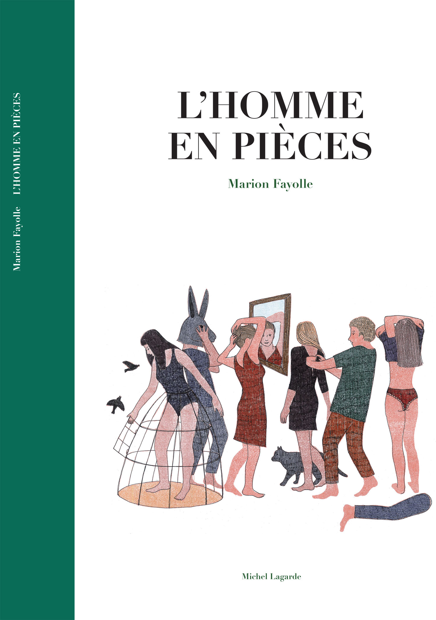 Couverture l'Homme en Pièces | Bande dessinée | L'homme en pièces