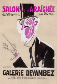 Affiche du salon de l'araignée Atelier Gus Bofa