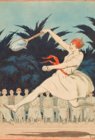 Le tennis des demoiselles Armand Vallée